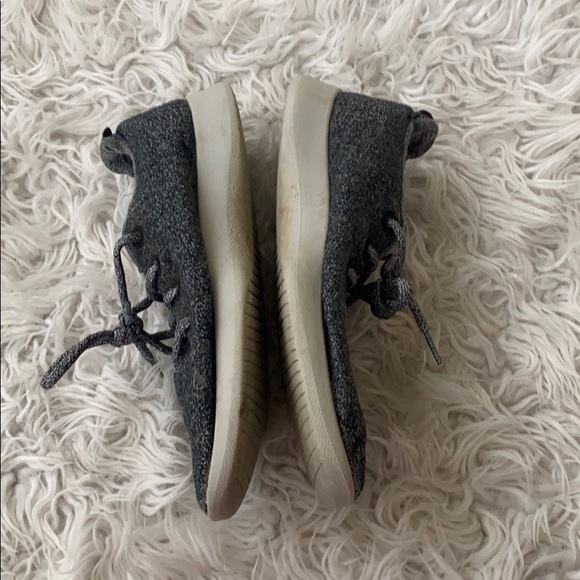 • Allbirds • Mens Wool Lace Up Runners Gray 10 - Picture 3 of 5